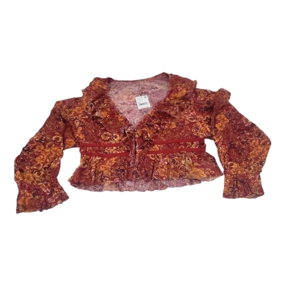 Free People Rudi Ruffle Top